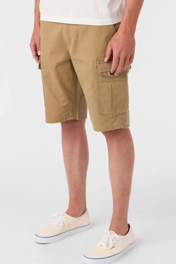 O’Neill Shorts^CAMPBELL 21" CARGO SHORTS DARK KHAKI