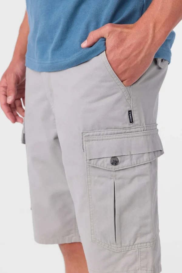 O’Neill Shorts^CAMPBELL 21" CARGO SHORTS LIGHT GREY