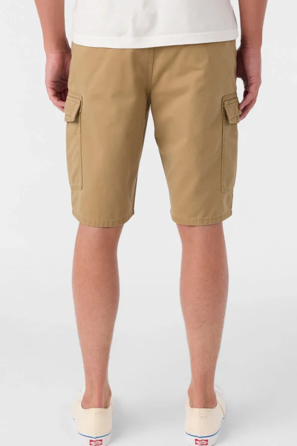 O’Neill Shorts^CAMPBELL 21" CARGO SHORTS DARK KHAKI