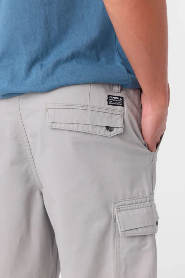 O’Neill Shorts^CAMPBELL 21" CARGO SHORTS LIGHT GREY