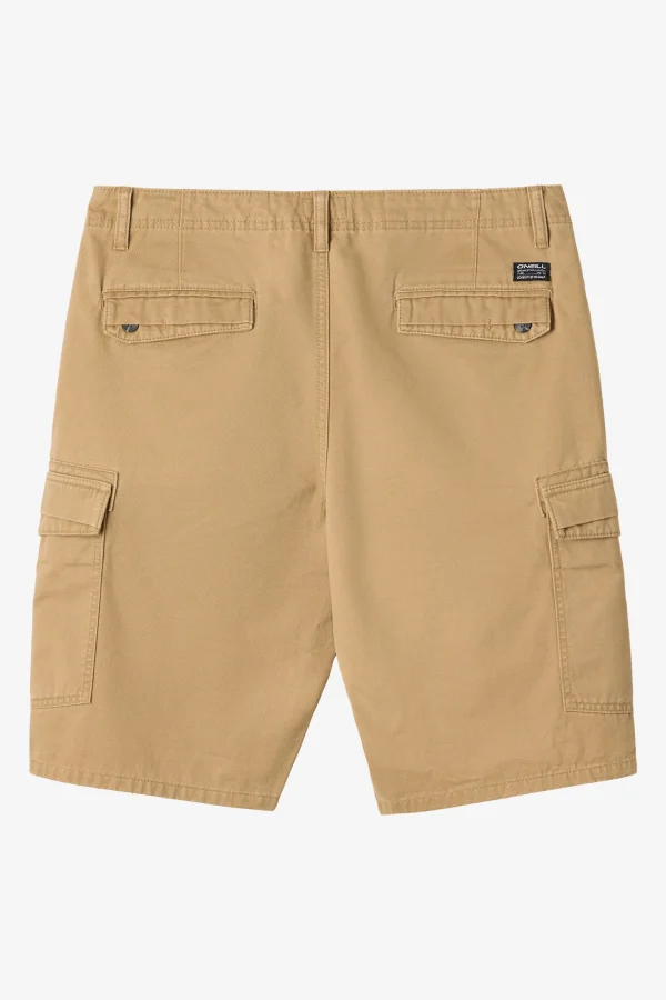 O’Neill Shorts^CAMPBELL 21" CARGO SHORTS DARK KHAKI