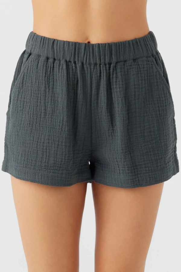 O’Neill Cover-Ups | Bottoms^CARALEE DOUBLE GAUZE SHORTS SLATE