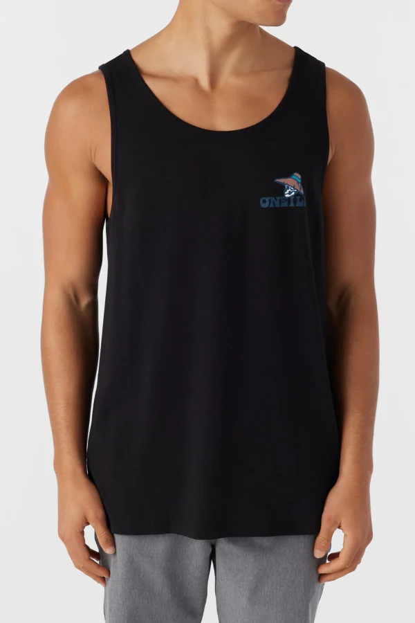 O’Neill Tees^CHILL BONES TANK BLACK