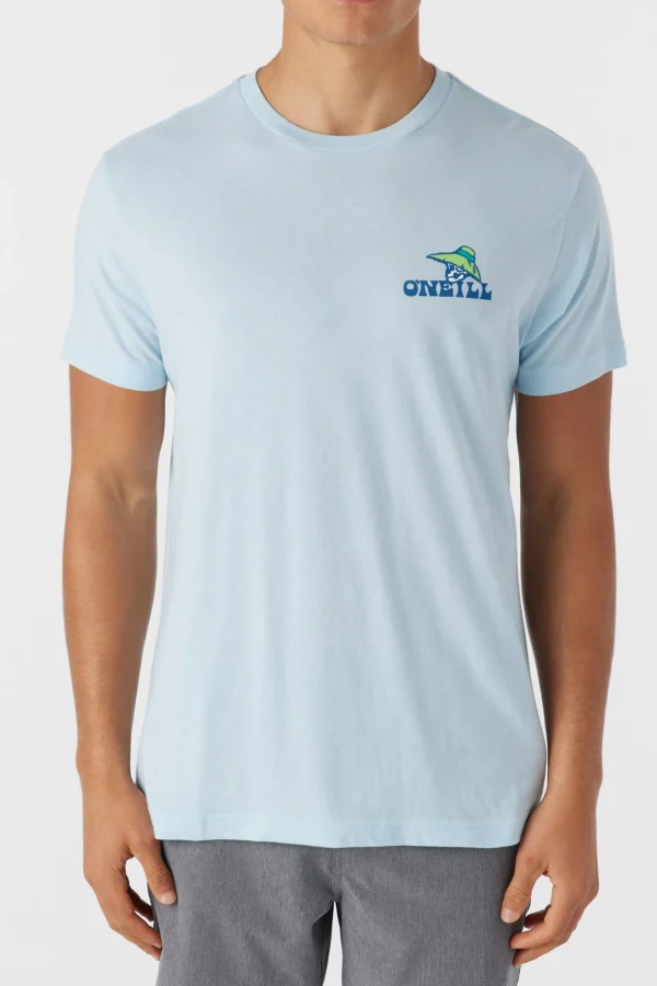 O’Neill Tees^CHILL BONES TEE SKY BLUE HEATHER