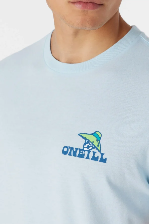 O’Neill Tees^CHILL BONES TEE SKY BLUE HEATHER