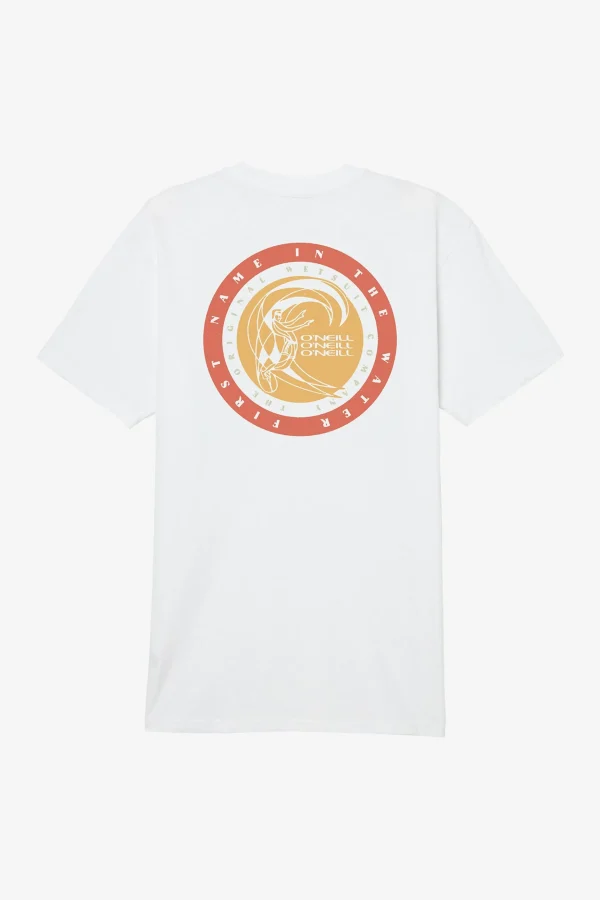 O’Neill Tees^CIRCLE SURFER TEE WHITE HEATHER