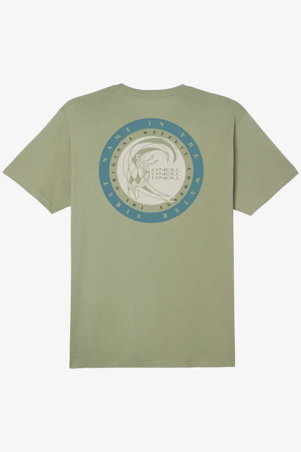 O’Neill Tees^CIRCLE SURFER TEE MILITARY GREEN