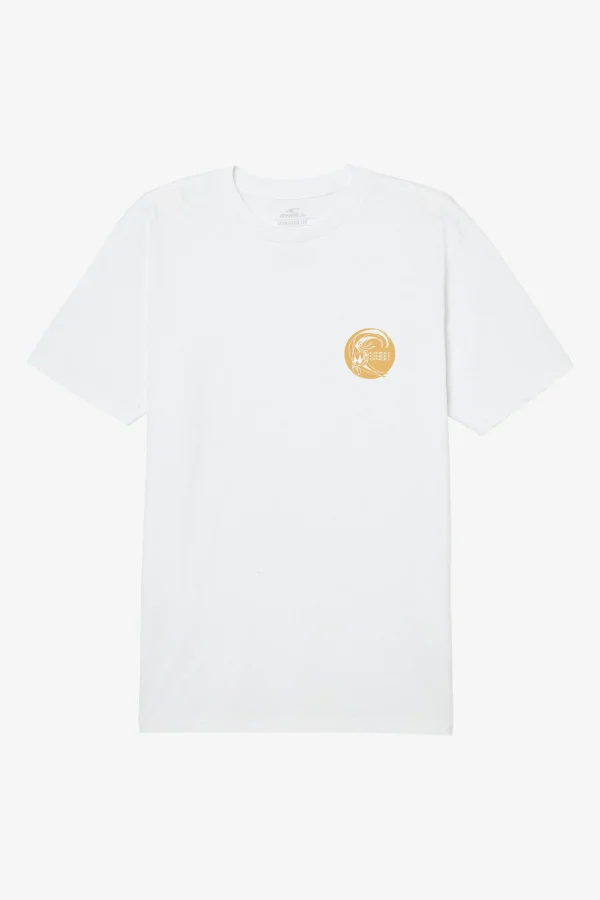 O’Neill Tees^CIRCLE SURFER TEE WHITE HEATHER