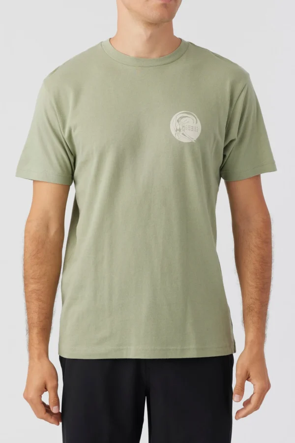 O’Neill Tees^CIRCLE SURFER TEE MILITARY GREEN