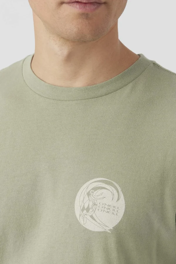 O’Neill Tees^CIRCLE SURFER TEE MILITARY GREEN