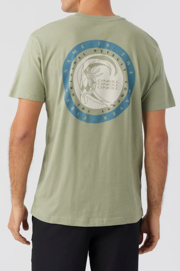 O’Neill Tees^CIRCLE SURFER TEE MILITARY GREEN