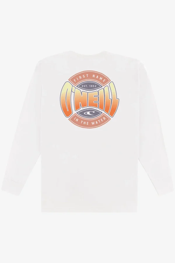 O’Neill Tees^COIN FLIP STANDARD FIT LONG SLEEVE TEE WHITE