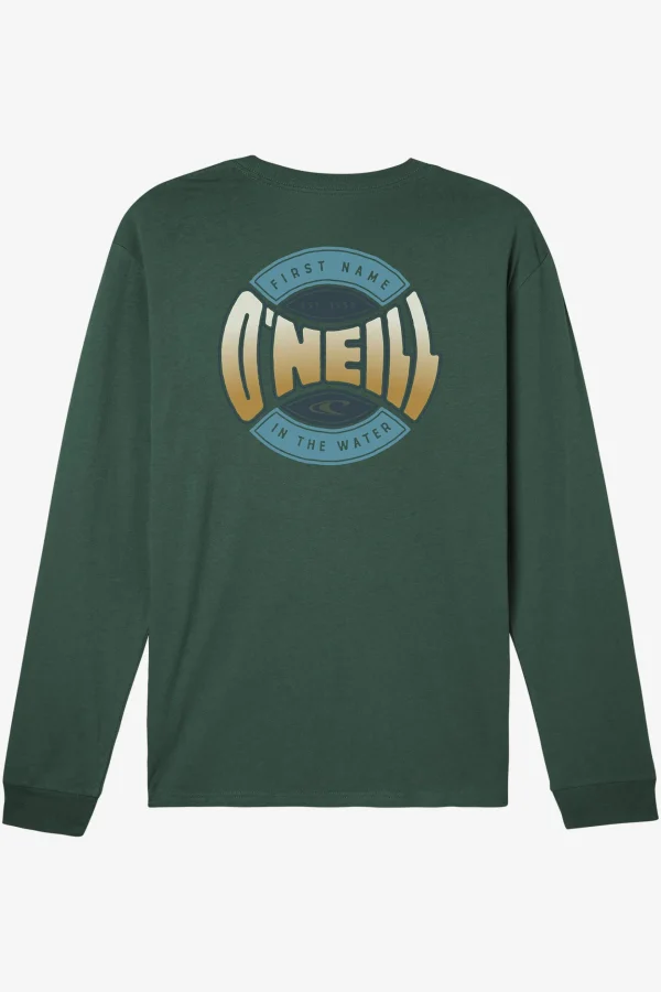 O’Neill Tees^COIN FLIP STANDARD FIT LONG SLEEVE TEE DARK OLIVE