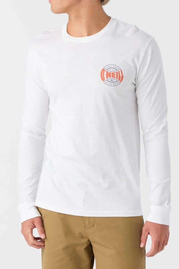 O’Neill Tees^COIN FLIP STANDARD FIT LONG SLEEVE TEE WHITE