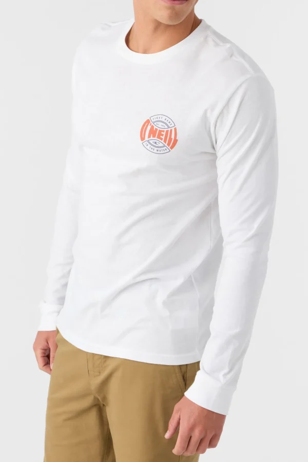 O’Neill Tees^COIN FLIP STANDARD FIT LONG SLEEVE TEE WHITE