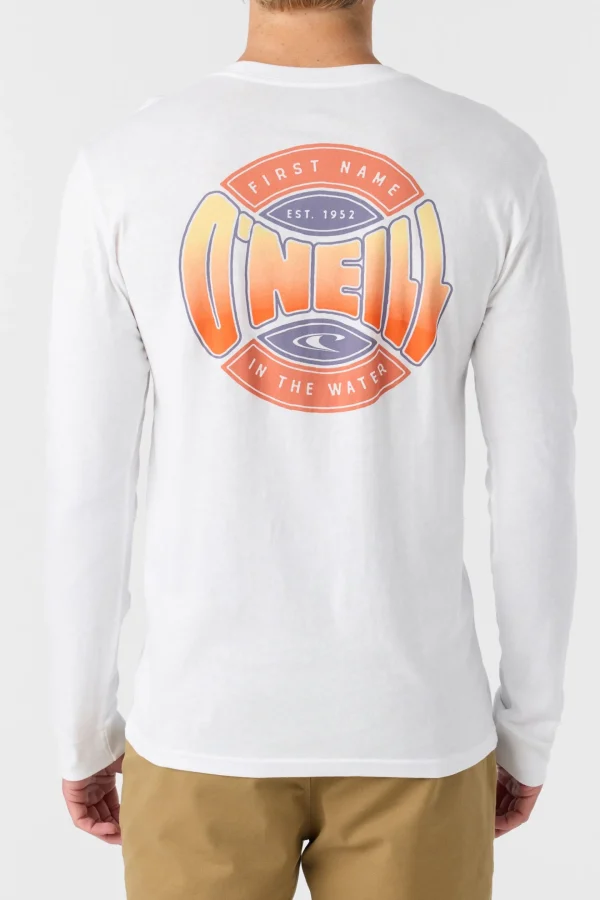 O’Neill Tees^COIN FLIP STANDARD FIT LONG SLEEVE TEE WHITE