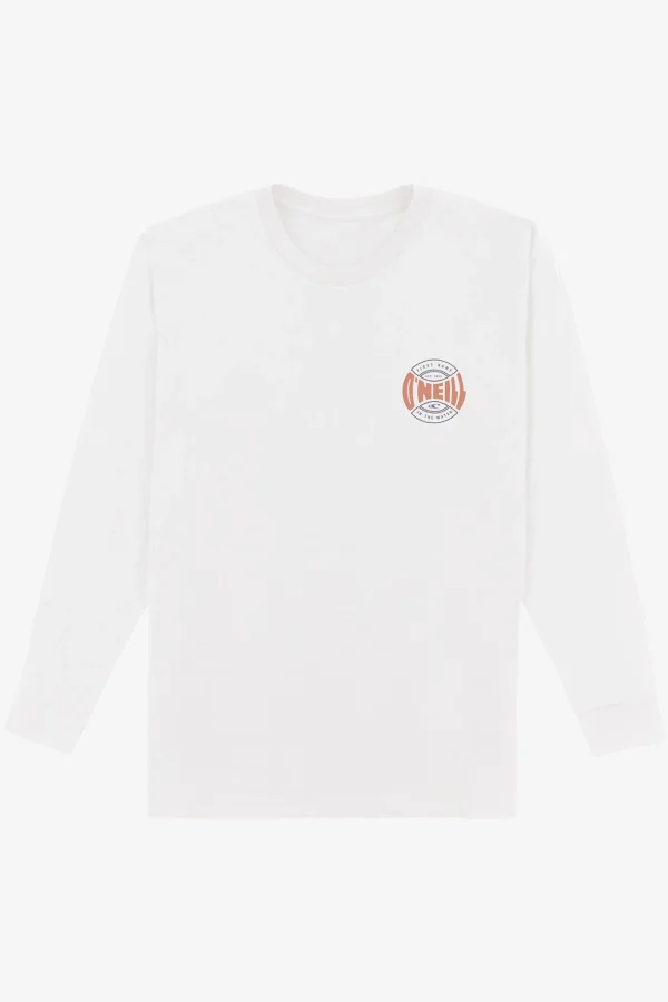 O’Neill Tees^COIN FLIP STANDARD FIT LONG SLEEVE TEE WHITE