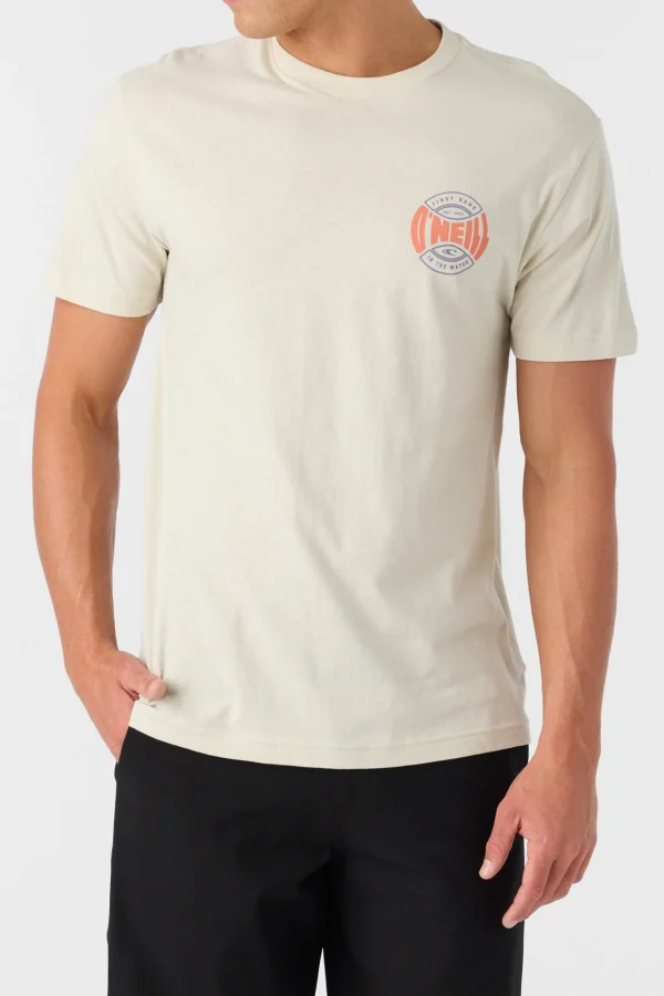 O’Neill Tees^COIN FLIP STANDARD FIT TEE LT KHAKI