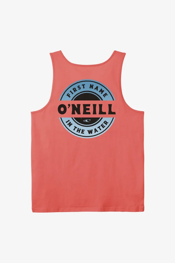 O’Neill Tees^COIN FLIP TANK HOT RED