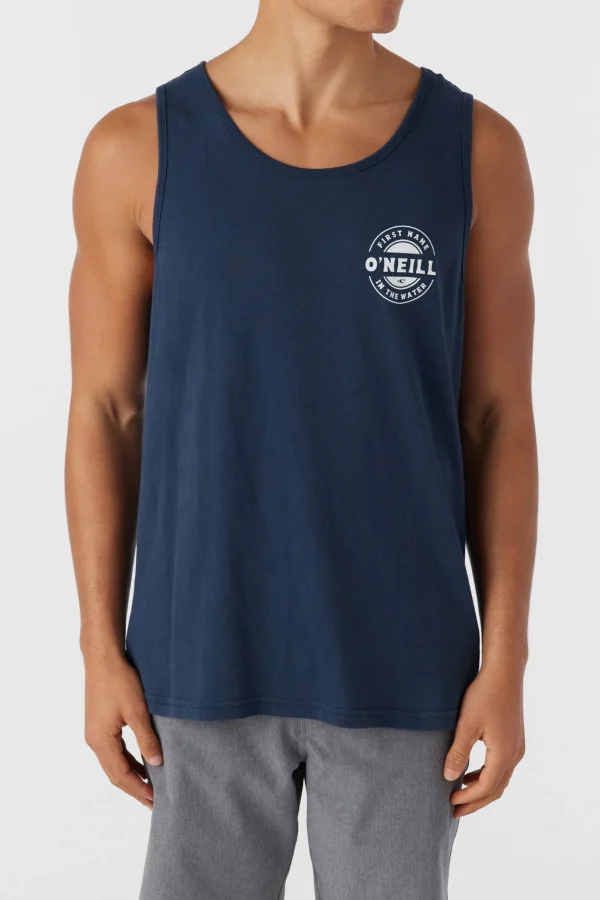 O’Neill Tees^COIN FLIP TANK NAVY 2