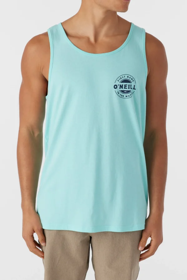 O’Neill Tees^COIN FLIP TANK TURQUOISE