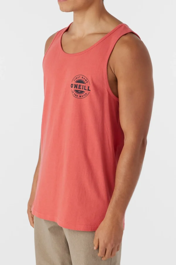 O’Neill Tees^COIN FLIP TANK HOT RED