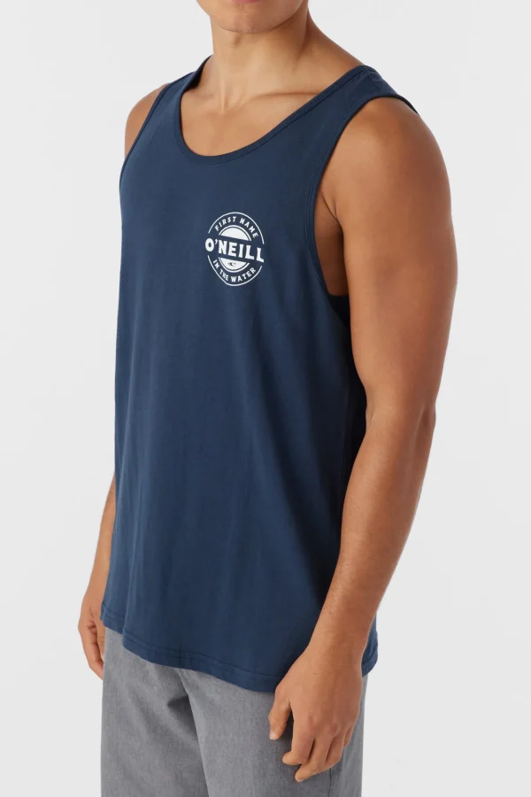 O’Neill Tees^COIN FLIP TANK NAVY 2