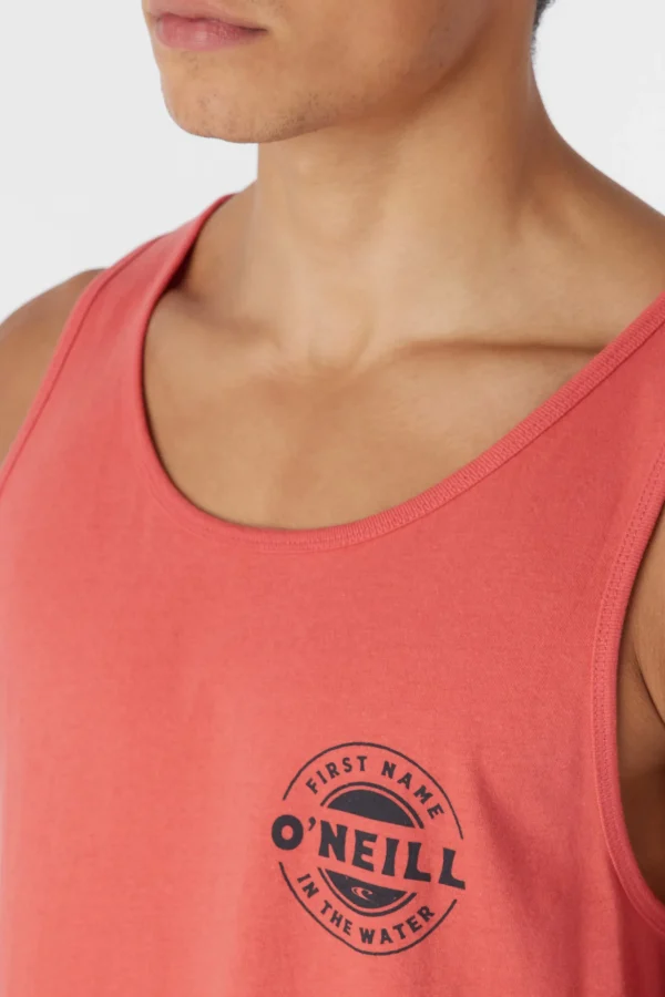 O’Neill Tees^COIN FLIP TANK HOT RED