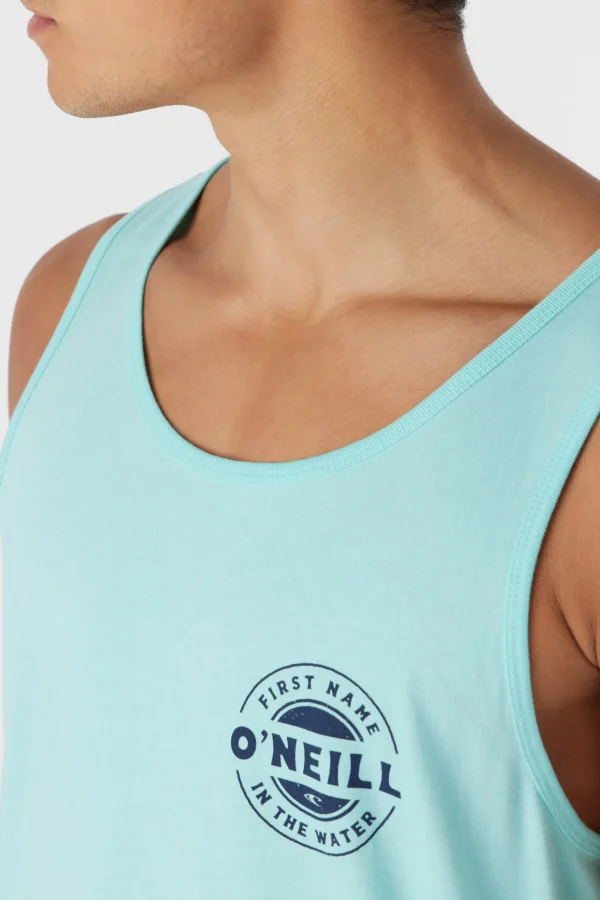 O’Neill Tees^COIN FLIP TANK TURQUOISE