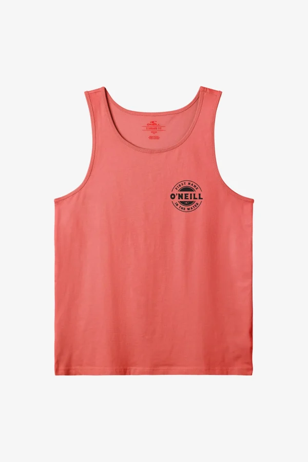 O’Neill Tees^COIN FLIP TANK HOT RED