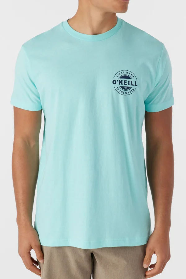 O’Neill Tees^COIN FLIP TEE TURQUOISE