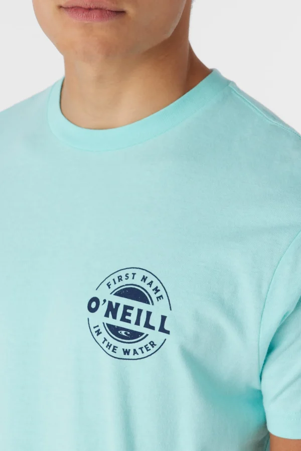 O’Neill Tees^COIN FLIP TEE TURQUOISE