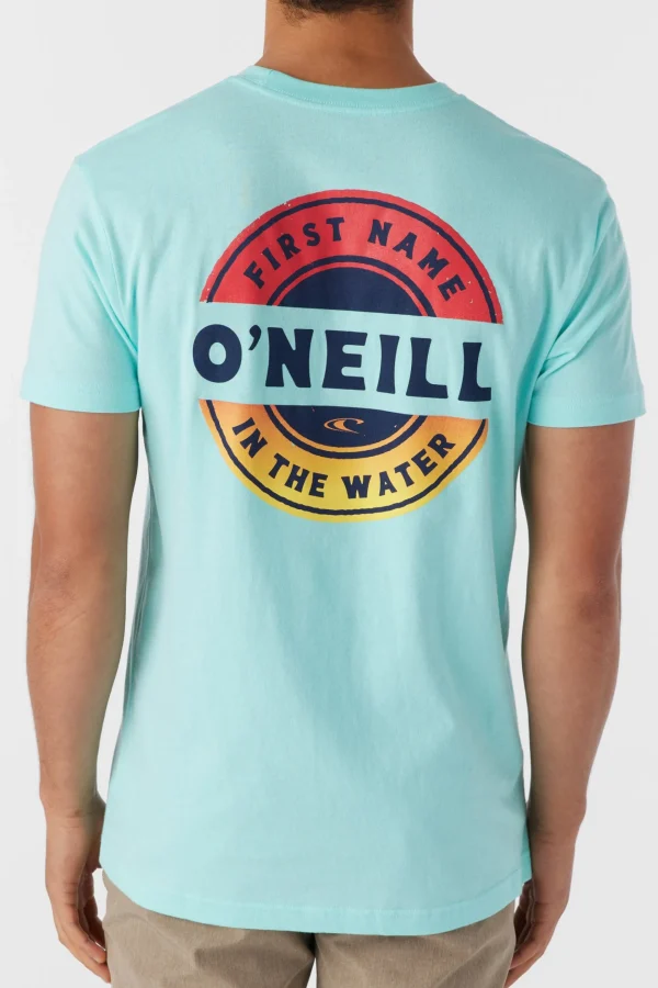 O’Neill Tees^COIN FLIP TEE TURQUOISE