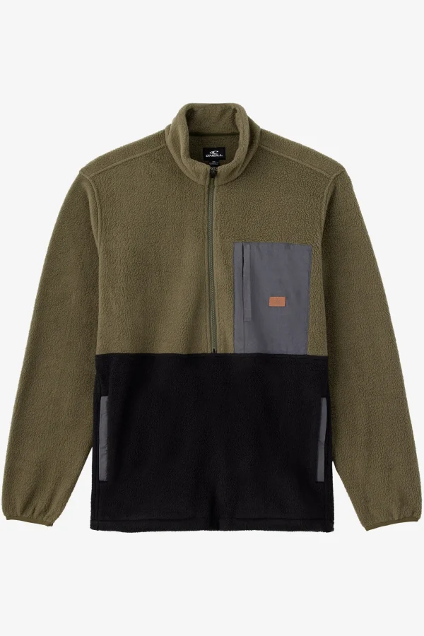 O’Neill Hoodies & Fleece^COLTON HIGH PILE SUPERFLEECE JACKET ARMY