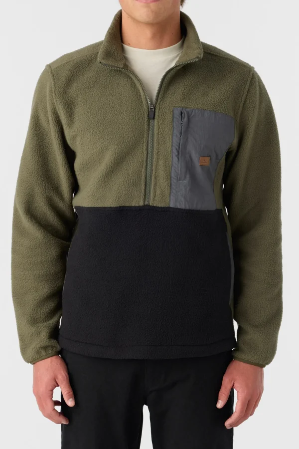 O’Neill Hoodies & Fleece^COLTON HIGH PILE SUPERFLEECE JACKET ARMY