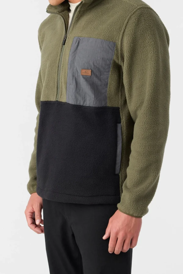 O’Neill Hoodies & Fleece^COLTON HIGH PILE SUPERFLEECE JACKET ARMY