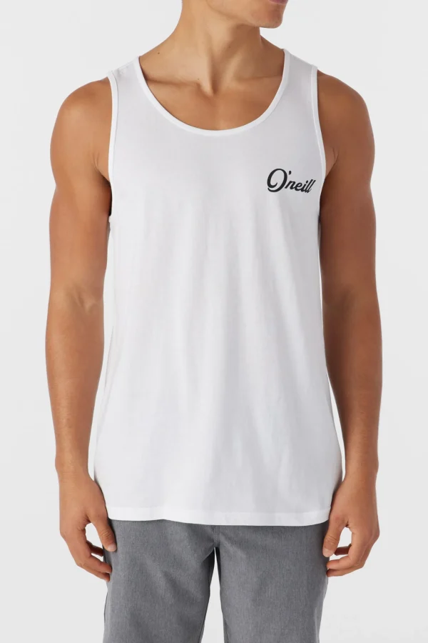 O’Neill Tees^COMBO TANK WHITE