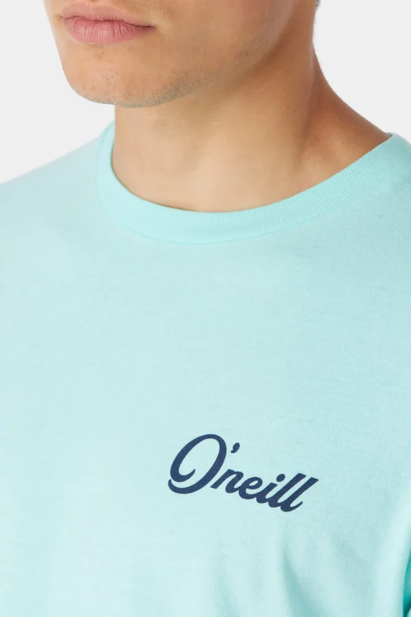 O’Neill Tees^COMBO TEE TURQUOISE