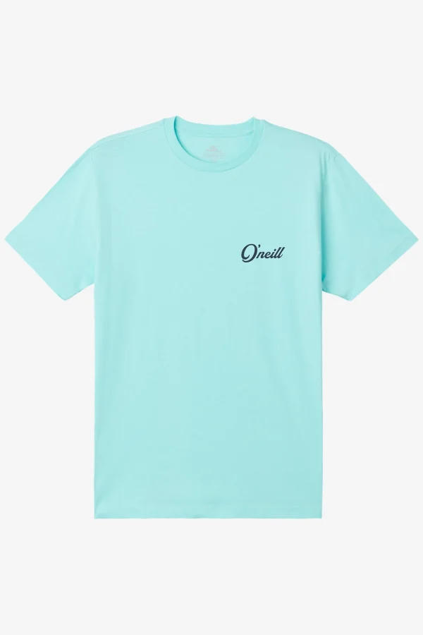 O’Neill Tees^COMBO TEE TURQUOISE