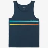 O’Neill Tees^COMP STRIPE TANK NEW NAVY