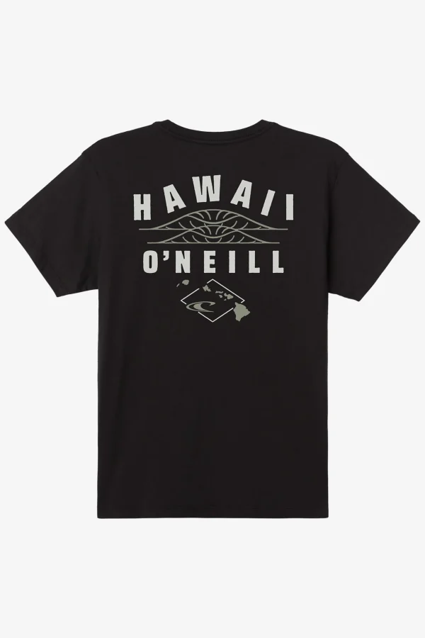 O’Neill Tees^CREST STANDARD FIT TEE BLACK