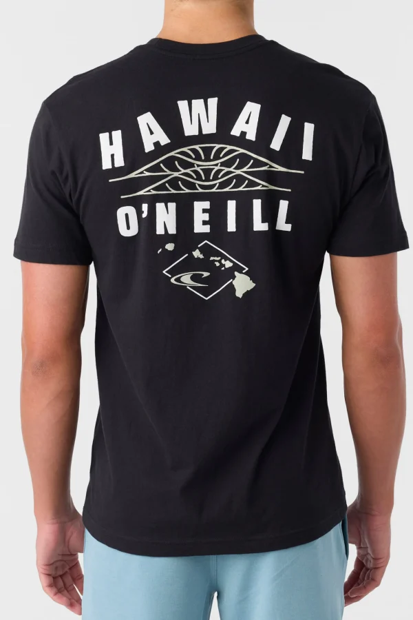 O’Neill Tees^CREST STANDARD FIT TEE BLACK