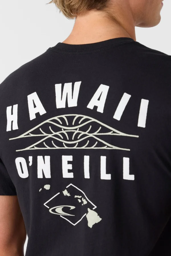 O’Neill Tees^CREST STANDARD FIT TEE BLACK