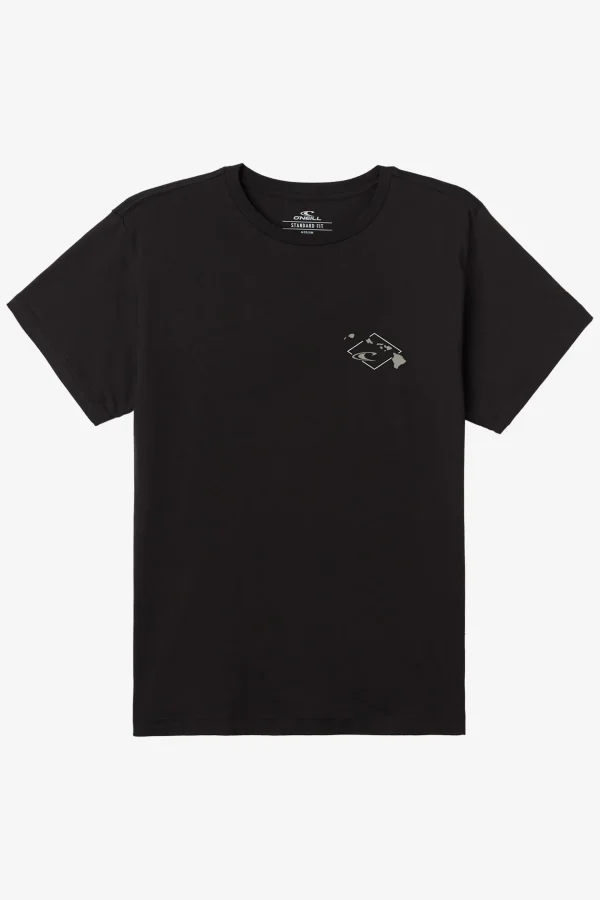 O’Neill Tees^CREST STANDARD FIT TEE BLACK