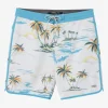 O’Neill Side Pockets^CRUZER SCALLOP 18" BOARDSHORTS CREAM