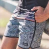 O’Neill Side Pockets^CRUZER SCALLOP 18" BOARDSHORTS GRAPHITE