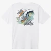 O’Neill Tees^DEAD SHRED TEE WHITE