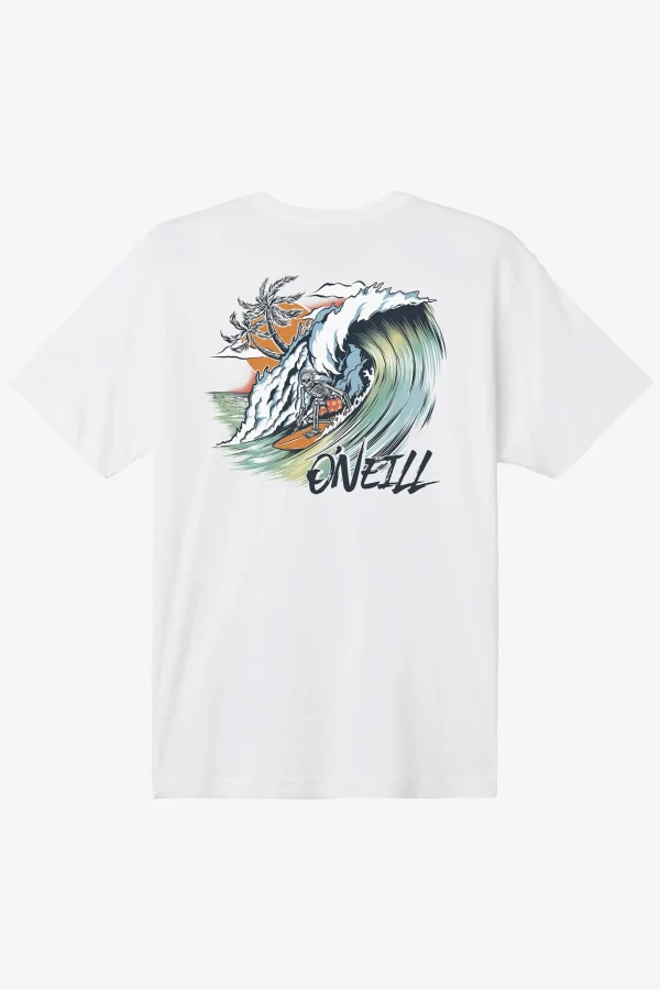 O’Neill Tees^DEAD SHRED TEE WHITE