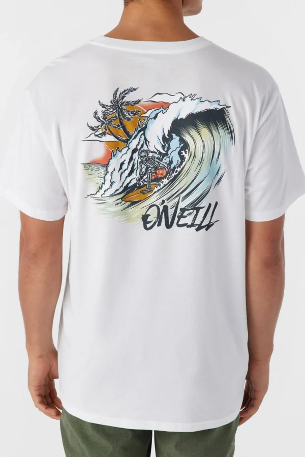 O’Neill Tees^DEAD SHRED TEE WHITE