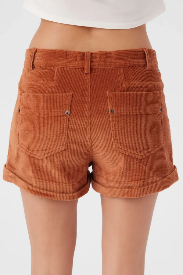 O’Neill Bottoms^DIEDRE CORDUROY 5-POCKET SHORTS SIERRA